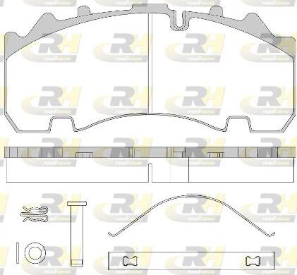 Roadhouse JSX 21554.80 - Тормозные колодки, дисковые, комплект unicars.by