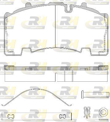 Roadhouse JSX 21555.80 - Тормозные колодки, дисковые, комплект unicars.by