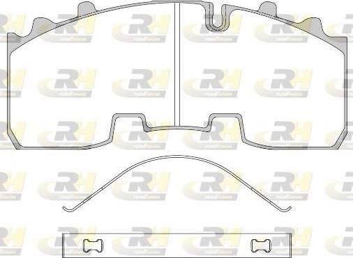 Roadhouse JSX 21556.00 - Тормозные колодки, дисковые, комплект unicars.by