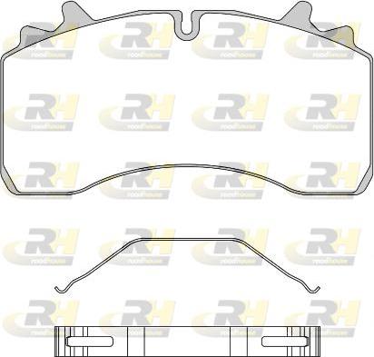 Roadhouse JSX 21075.00 - Тормозные колодки, дисковые, комплект unicars.by