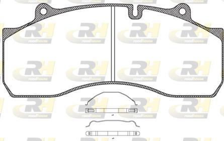 Roadhouse JSX 21073.00 - Тормозные колодки, дисковые, комплект unicars.by