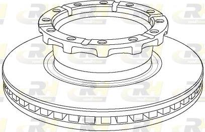 Truckfrenos TF.28.25.1001 - Тормозной диск unicars.by