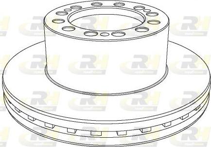 BENDIX 569109B - Тормозной диск unicars.by