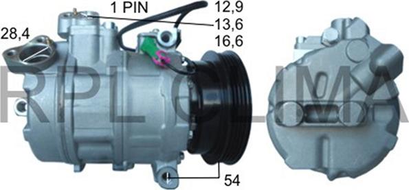 RPLQuality APCOAU5011 - Компрессор кондиционера unicars.by