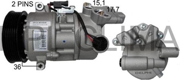 RPLQuality APCOBW2045 - Компрессор кондиционера unicars.by