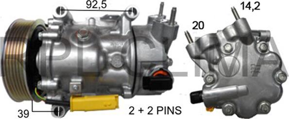 RPLQuality APCOCI5037 - Компрессор кондиционера unicars.by