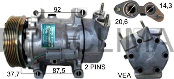 RPLQuality APCOCI5023 - Компрессор кондиционера unicars.by