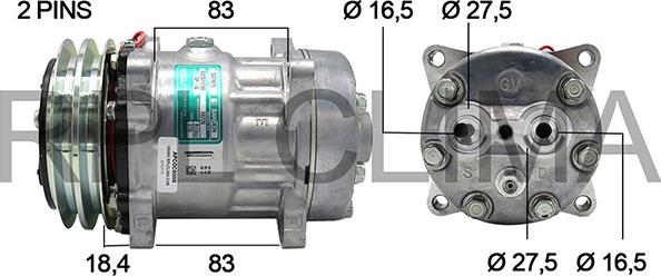 RPLQuality APCOCS0006 - Компрессор кондиционера unicars.by