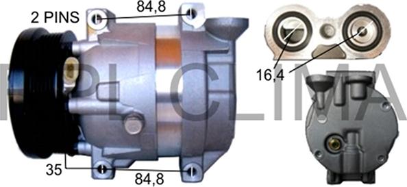 RPLQuality APCODW5009 - Компрессор кондиционера unicars.by