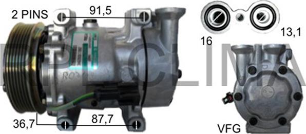 RPLQuality APCOFD0037 - Компрессор кондиционера unicars.by