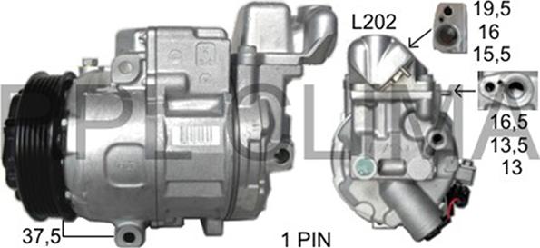 RPLQuality APCOMB0015 - Компрессор кондиционера unicars.by