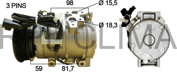 RPLQuality APCOMI0048 - Компрессор кондиционера unicars.by