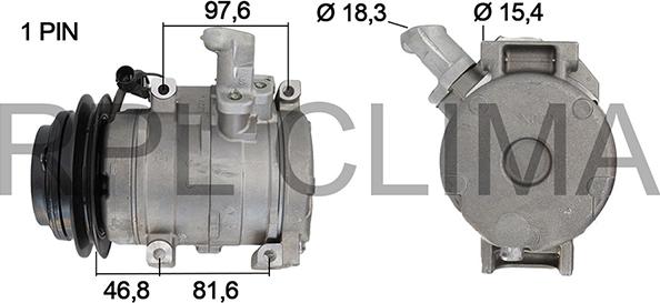 RPLQuality APCOMI0030 - Компрессор кондиционера unicars.by