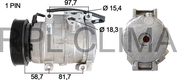 RPLQuality APCOMI0033 - Компрессор кондиционера unicars.by