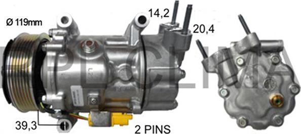 RPLQuality APCOMNI004 - Компрессор кондиционера unicars.by