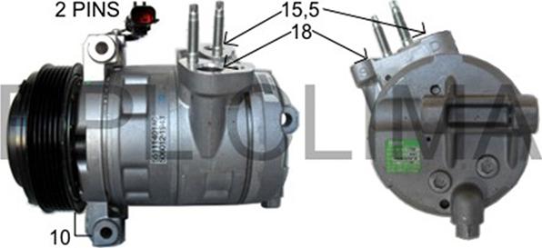 RPLQuality APCOOP5052 - Компрессор кондиционера unicars.by