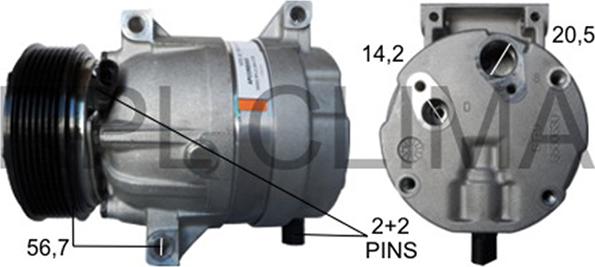 RPLQuality APCORE5053 - Компрессор кондиционера unicars.by