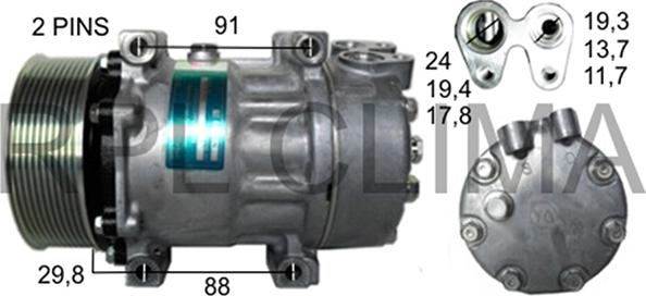 RPLQuality APCOSC0006 - Компрессор кондиционера unicars.by