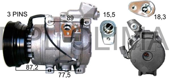 RPLQuality APCOTO0034 - Компрессор кондиционера unicars.by