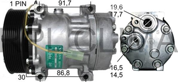 RPLQuality APCOVO5014 - Компрессор кондиционера unicars.by