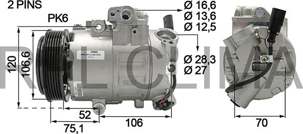 RPLQuality APCOVW0039 - Компрессор кондиционера unicars.by