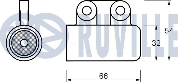 Ruville 541275 - Успокоитель, зубчатый ремень unicars.by