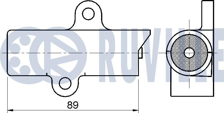 Ruville 542257 - Успокоитель, зубчатый ремень unicars.by