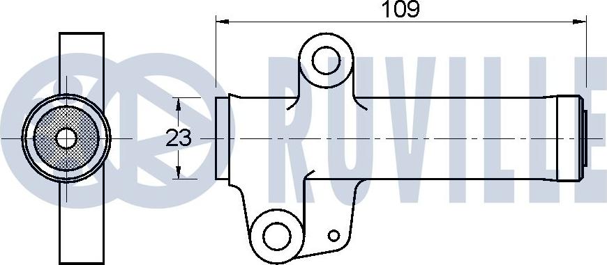 Ruville 542275 - Успокоитель, зубчатый ремень unicars.by