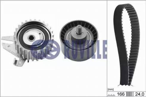 Ruville 5585071 - Комплект зубчатого ремня ГРМ unicars.by