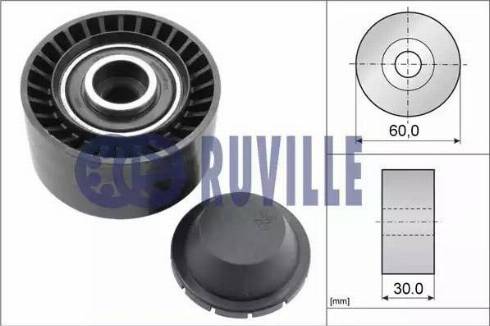 Ruville 55247 - Ролик, поликлиновый ремень unicars.by