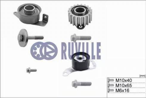 Ruville 5521451 - Комплект роликов, зубчатый ремень ГРМ unicars.by