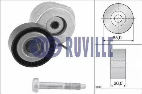 Ruville 55237 - Натяжитель, поликлиновый ремень unicars.by