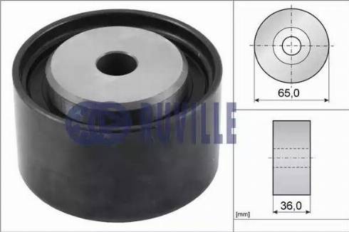 Ruville 56645 - Направляющий ролик, зубчатый ремень ГРМ unicars.by