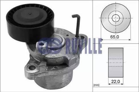 Ruville 58440 - Натяжитель, поликлиновый ремень unicars.by