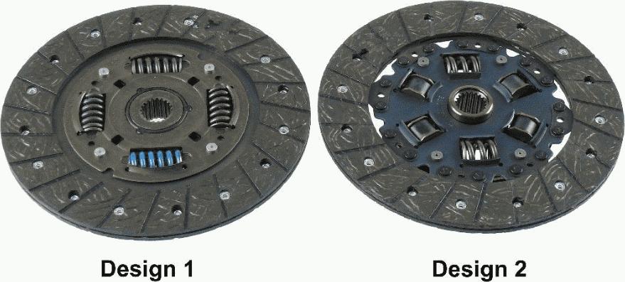 SACHS 1878 600 904 - Диск сцепления, фрикцион unicars.by