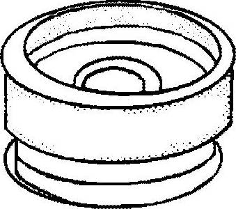 SACHS 802 041 - Опора стойки амортизатора, подушка unicars.by