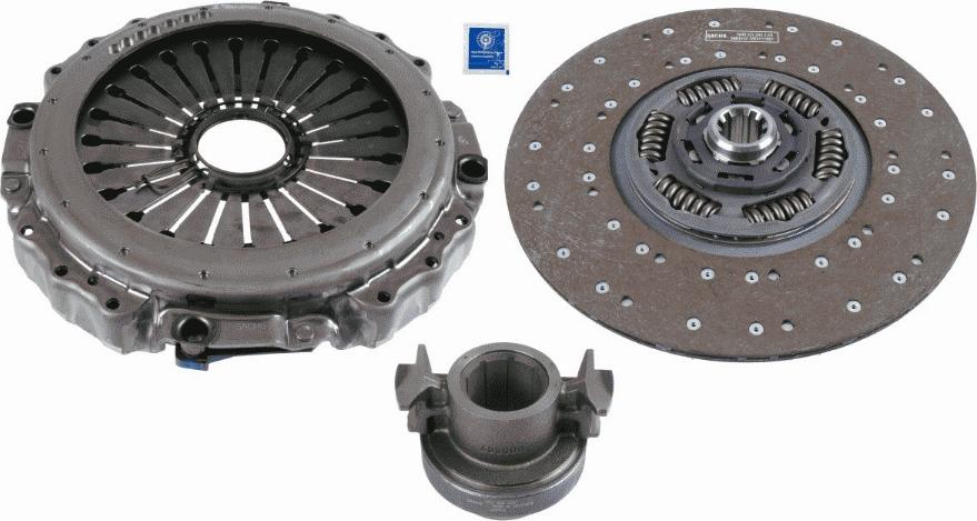 SACHS 3 400 124 101 - Комплект сцепления unicars.by