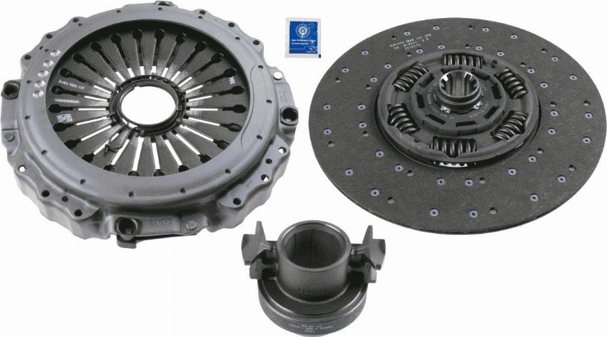 SACHS 3400 128 001 - Комплект сцепления unicars.by