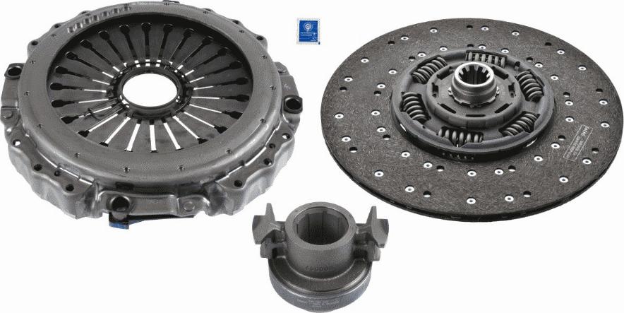 SACHS 3 400 123 001 - Комплект сцепления unicars.by