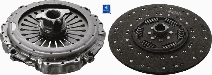 SACHS 3400 123 801 - Комплект сцепления unicars.by