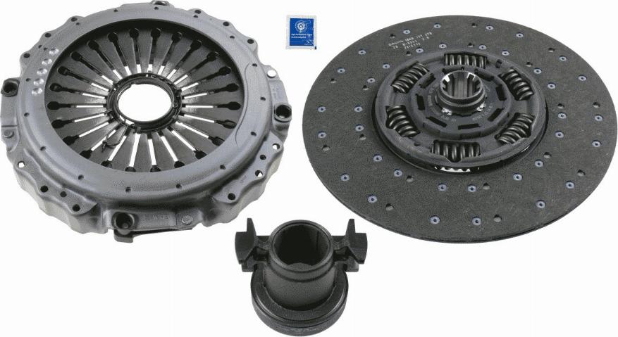 SACHS 3 400 122 601 - Комплект сцепления unicars.by