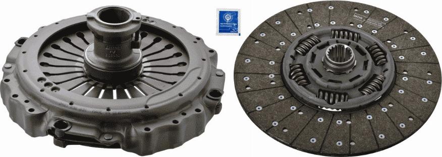 SACHS 3400 122 701 - Комплект сцепления unicars.by