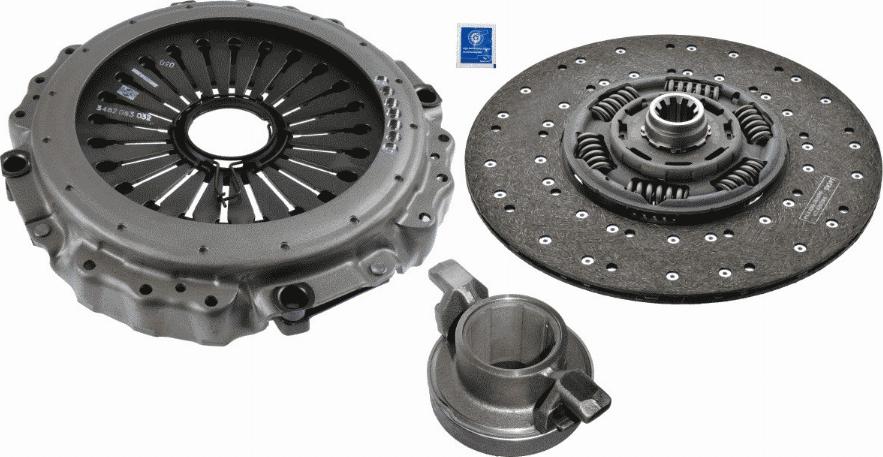 SACHS 3400 700 492 - Комплект сцепления unicars.by