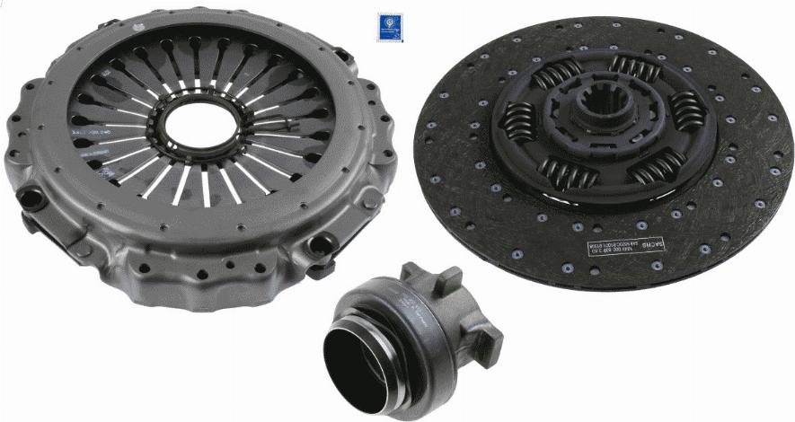 SACHS 3400 700 445 - Комплект сцепления unicars.by