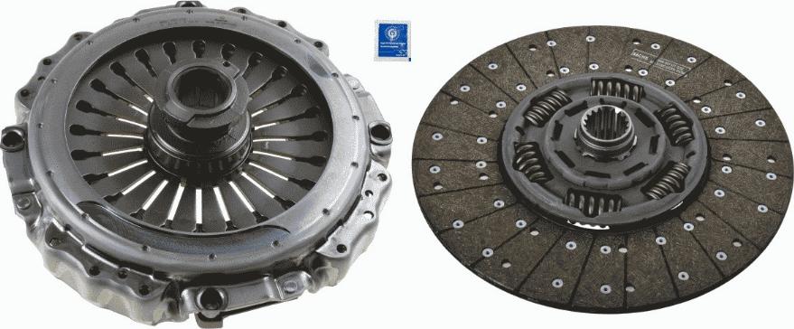 SACHS 3 400 700 446 - Комплект сцепления unicars.by