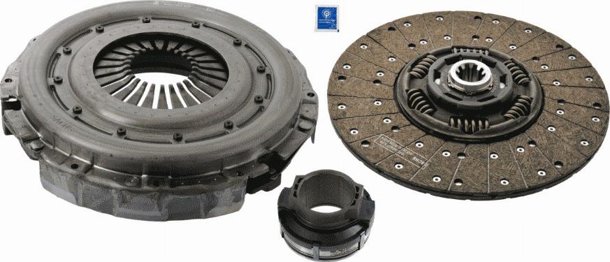 SACHS 3400 700 487 - Комплект сцепления unicars.by