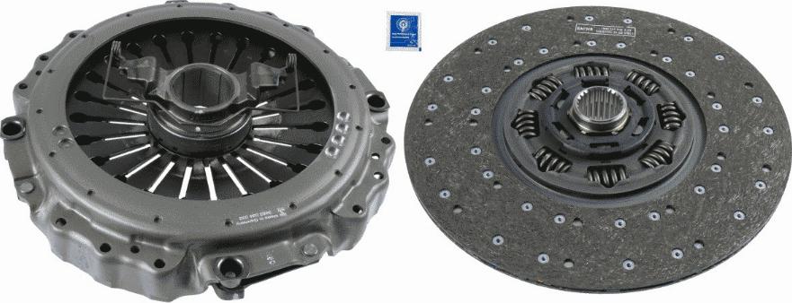 SACHS 3400 700 472 - Комплект сцепления unicars.by