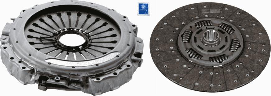 SACHS 3400 700 508 - Комплект сцепления unicars.by