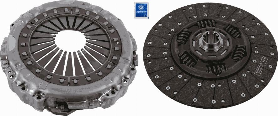 SACHS 3400 700 693 - Комплект сцепления unicars.by