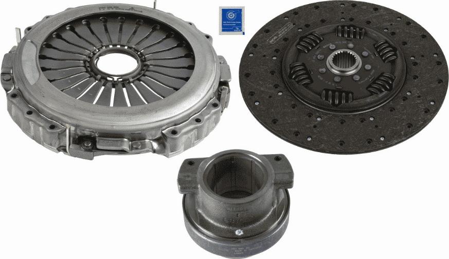 SACHS 3400 700 663 - Комплект сцепления unicars.by